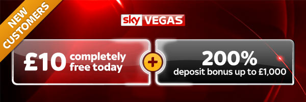 Sky vegas opening bonus